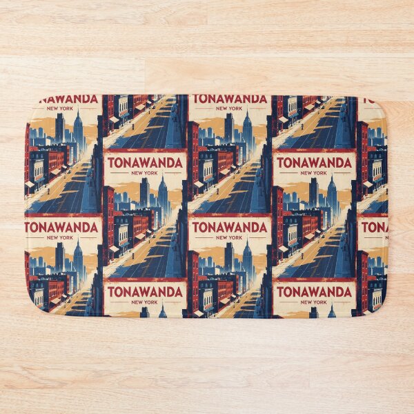 Item preview, Tonawanda New York 1950s USA Vintage Travel Tourism designed and sold by TravelersGems.