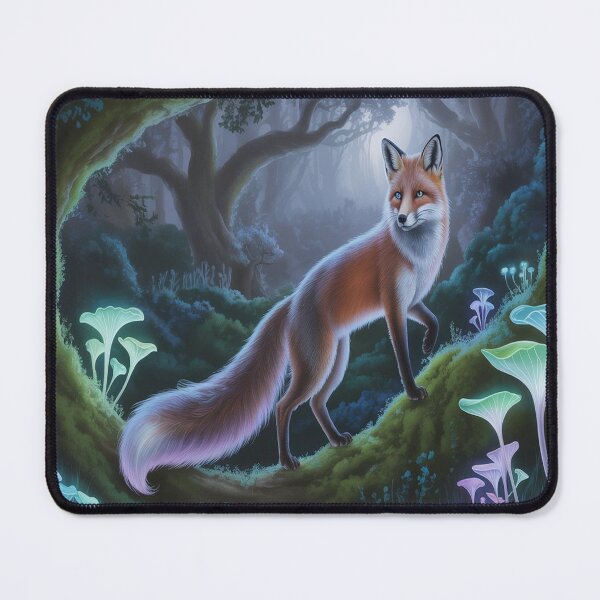 Item preview, Lifestyle Hub: Mystical Fox In Moonlit Forest - Fantasy designed and sold by M&M Lifestyle Hub.