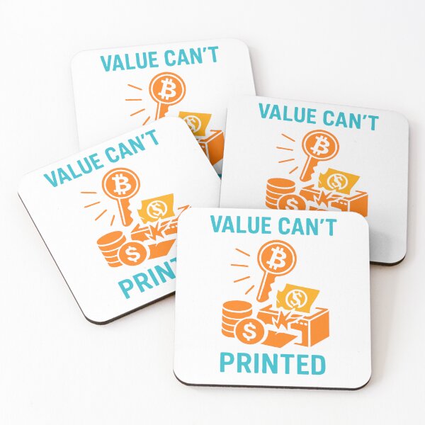 Item preview, “Value can't be printed” - Bitcoin versus fiat currency project designed and sold by BitCrop.