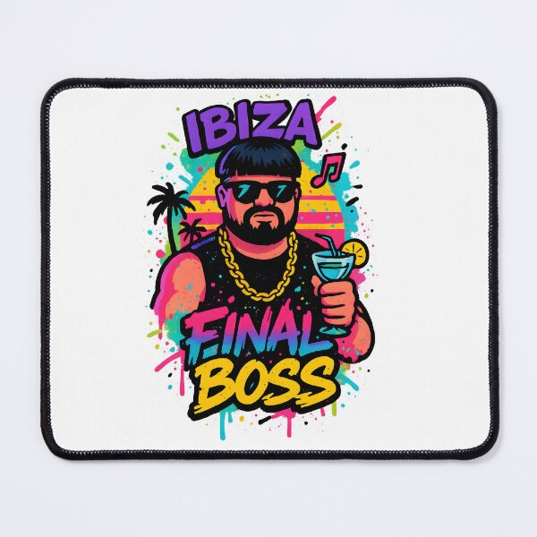 Item preview, Neon Graffiti Style) Ibiza Final Boss designed and sold by FunnySignalStudio.