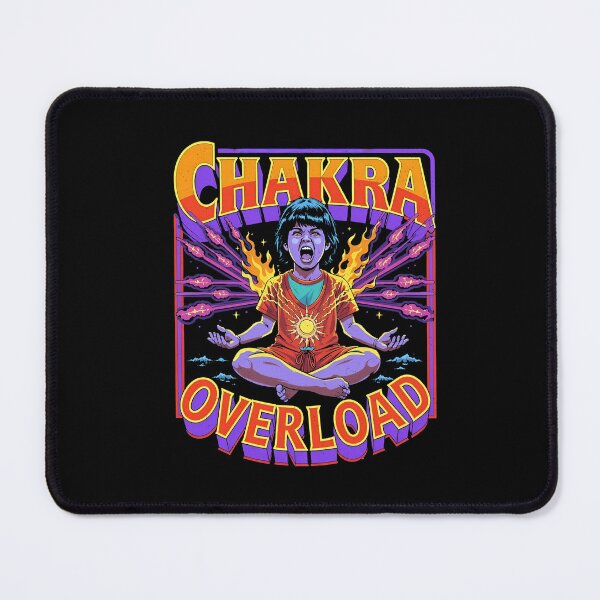 Item preview, Chakra Overload: Retro Spiritual & Psychedelic Art designed and sold by Vintagenaut Co..