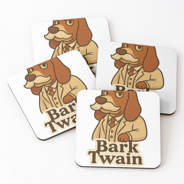 Item preview, Bark Twain – Funny History Animal Pun Literary Dog Author designed and sold by IDesignss.