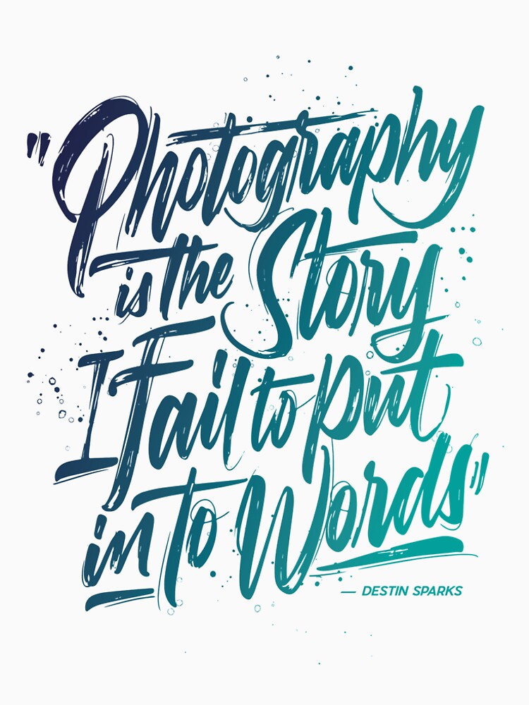 Thumbnail 4 of 4, Premium T-Shirt, Destin Sparks - Photography is the story I fail to put into words. designed and sold by D-Sparks.