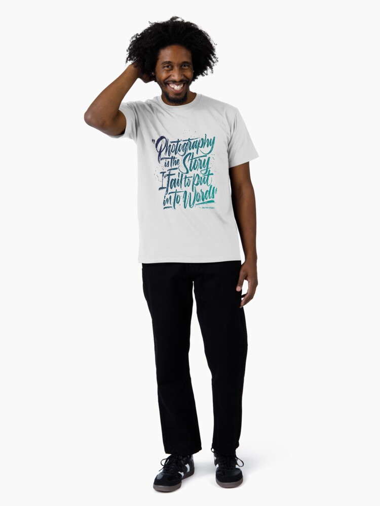 Thumbnail 3 of 4, Premium T-Shirt, Destin Sparks - Photography is the story I fail to put into words. designed and sold by D-Sparks.