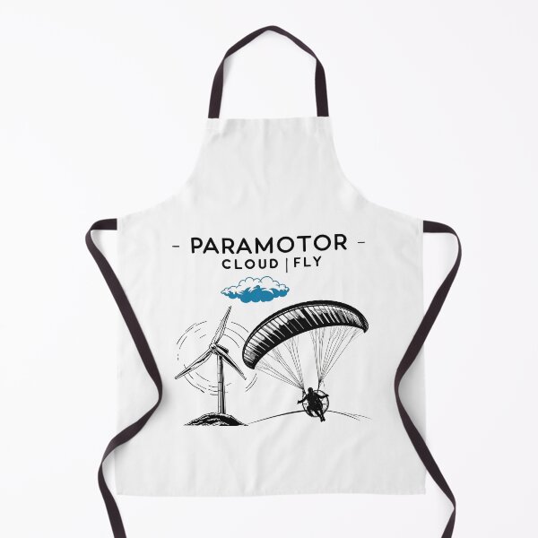 Item preview, Paramotor pilot flying past a wind turbine designed and sold by ParaCloudFly.