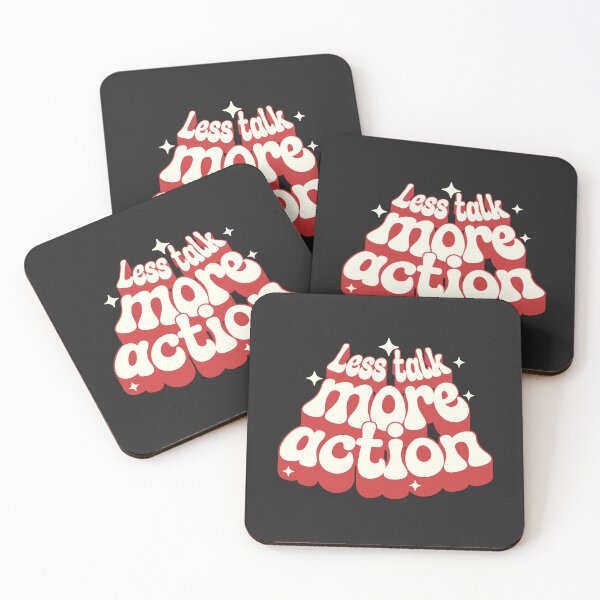Item preview, Less Talk More Action designed and sold by StellarBees.