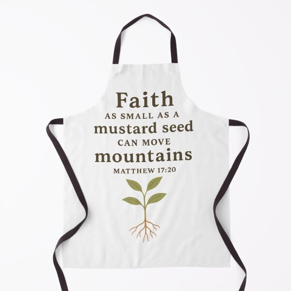 Item preview, Matthew 17:20 – Mustard Seed Faith Scripture Nature Art designed and sold by NovaMoodCo.