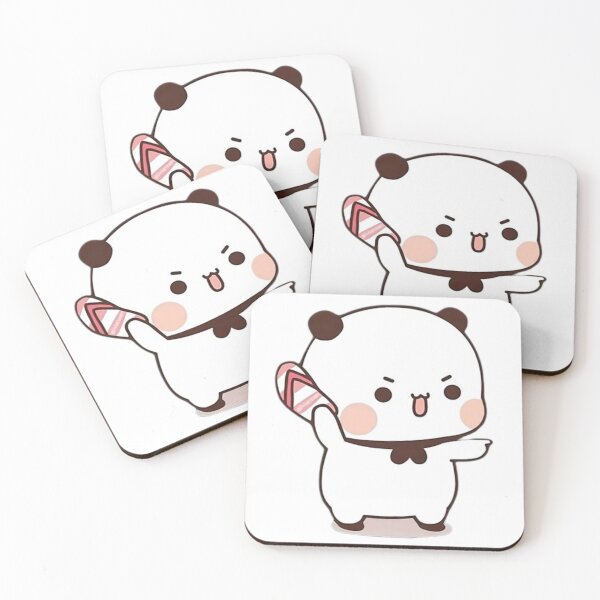 Item preview, Bubu is Throwing Flip-flops At Dudu - Happy Birthday Cute DuDu Bear and BuBu Panda 2026 designed and sold by BrightStreets.