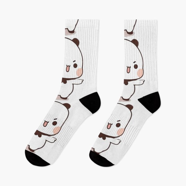 Item preview, Bubu is Throwing Flip-flops At Dudu - Happy Birthday Cute DuDu Bear and BuBu Panda 2026 designed and sold by BrightStreets.