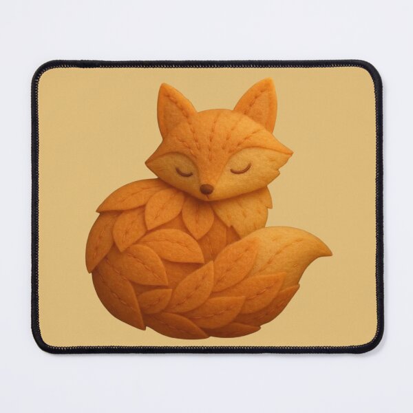 Item preview, Felt Autumn Leaves Fox | Kawaii Cute Animal Design designed and sold by maddy017.