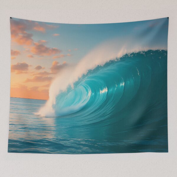 Item preview, Beatiful Wave In A Sunset designed and sold by mh5848.