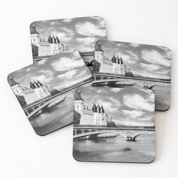 Item preview, Pont Au Change Over the Seine In Black and White designed and sold by Kay Brewer.