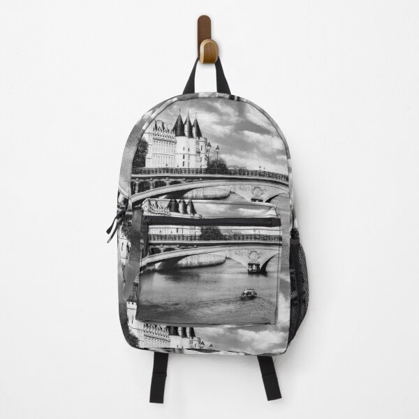 Item preview, Pont Au Change Over the Seine In Black and White designed and sold by Kay Brewer.