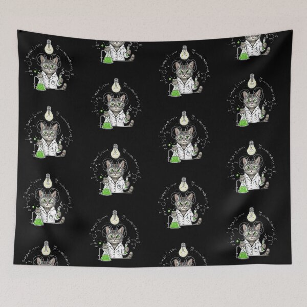 Item preview,  "Laboratory Cat" - The Purr-fectly Brilliant Scientist designed and sold by DMNindustries.