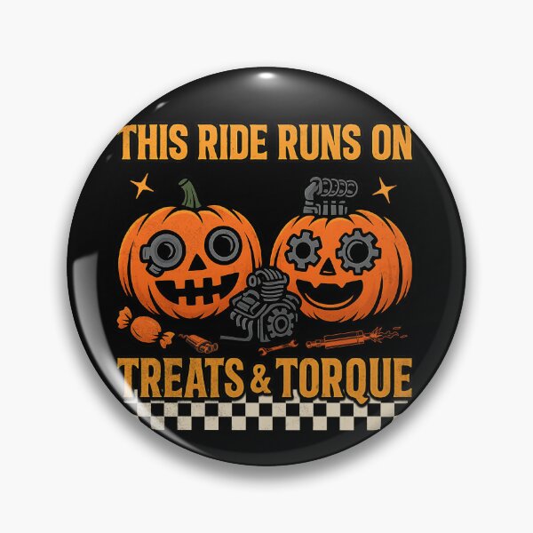 Item preview, This Ride Runs on Treats & Torque Halloween Pumpkin Car Racing designed and sold by CarantinedChaos.