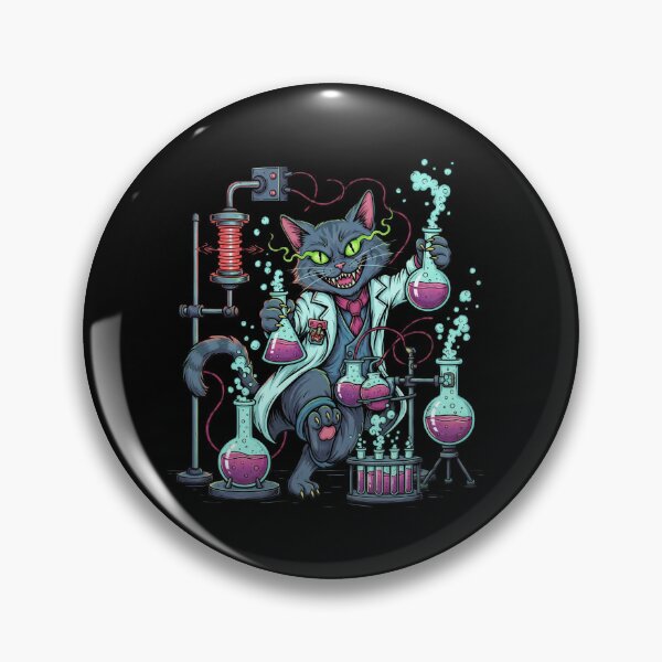 Item preview, The Mad Chemist - Laboratory Cat designed and sold by DMNindustries.