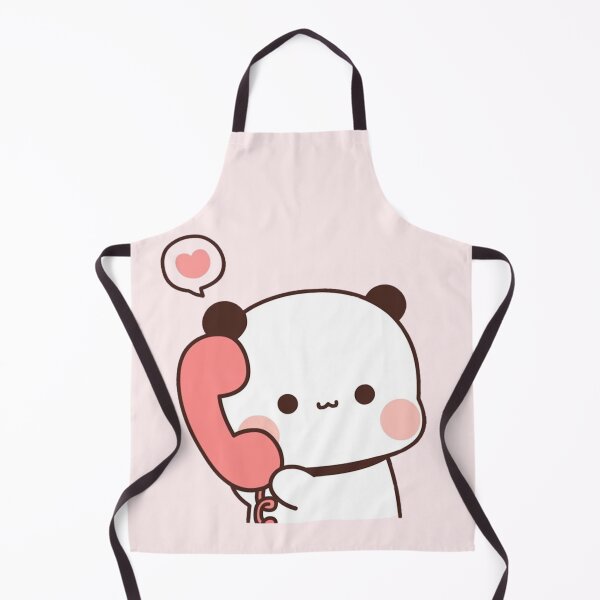 Item preview, Bubu Is Receiving A Call From Her Dudu - Happy Birthday Cute DuDu Bear and BuBu Panda 2026 designed and sold by BrightStreets.