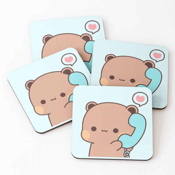Item preview, Dudu Is Making A Call To His Bubu - Happy Birthday Cute DuDu Bear and BuBu Panda 2026 designed and sold by BrightStreets.