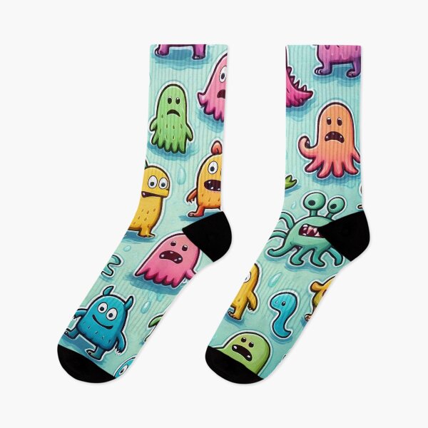 Item preview, Water Monsters Pattern designed and sold by ArtFactoryAI.