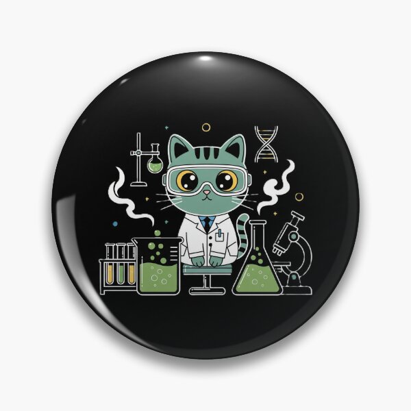 Item preview, The Little Chemist - Laboratory Cat designed and sold by DMNindustries.