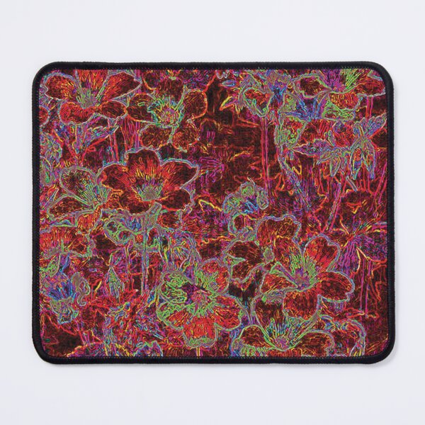 Item preview, Red floral abundance designed and sold by Marju Rose.