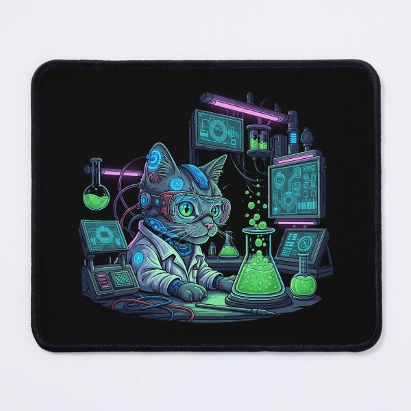 Item preview, Cybernetic Alchemist - Laboratory Cat designed and sold by DMNindustries.