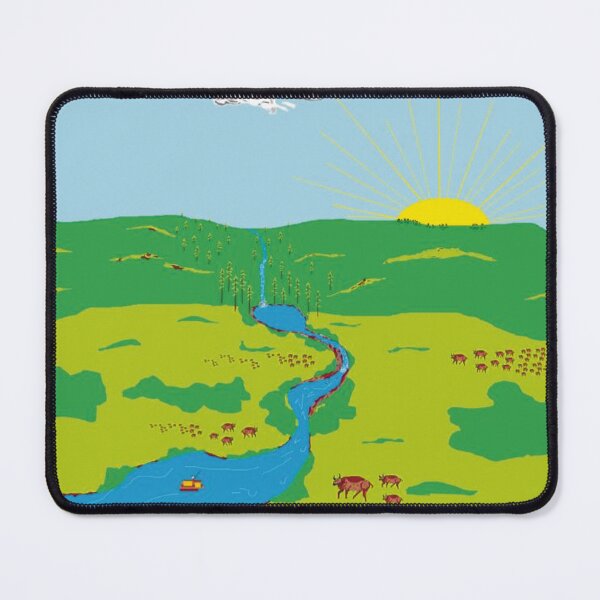 Item preview, Peaceful fishing scene designed and sold by Nigel-here.