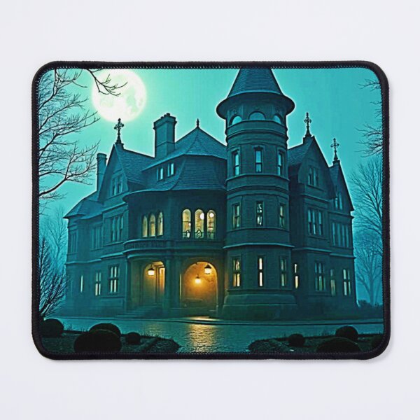 Item preview, Eerie Victorian Mansion Moonlight designed and sold by Health And Fitness Posts e-Store.
