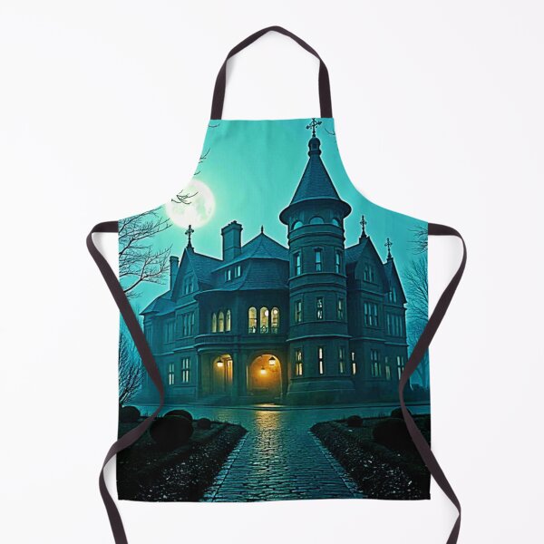 Item preview, Eerie Victorian Mansion Moonlight designed and sold by Health And Fitness Posts e-Store.
