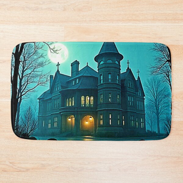 Item preview, Eerie Victorian Mansion Moonlight designed and sold by Health And Fitness Posts e-Store.