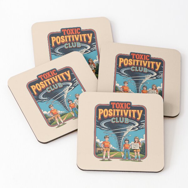 Item preview, Toxic Positivity Club: Retro Dark Humor Graphic designed and sold by Vintagenaut Co..