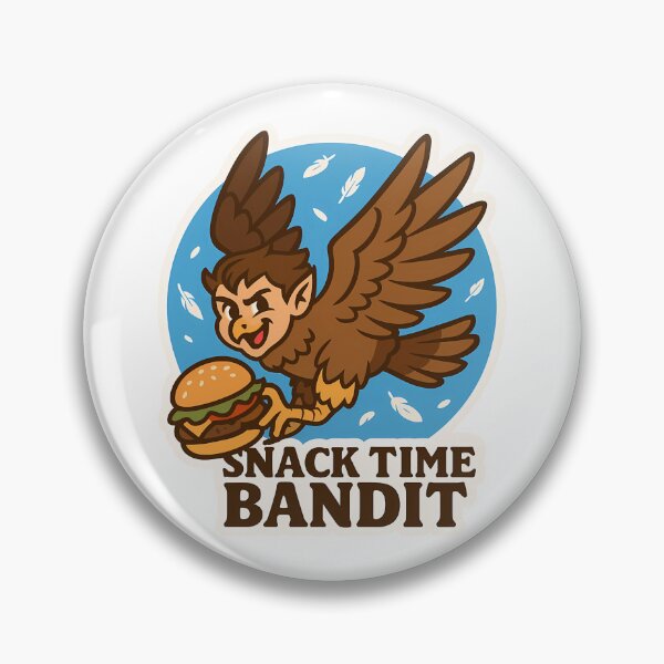Item preview, Snack Time Bandit - Harpy designed and sold by Cheerioza.