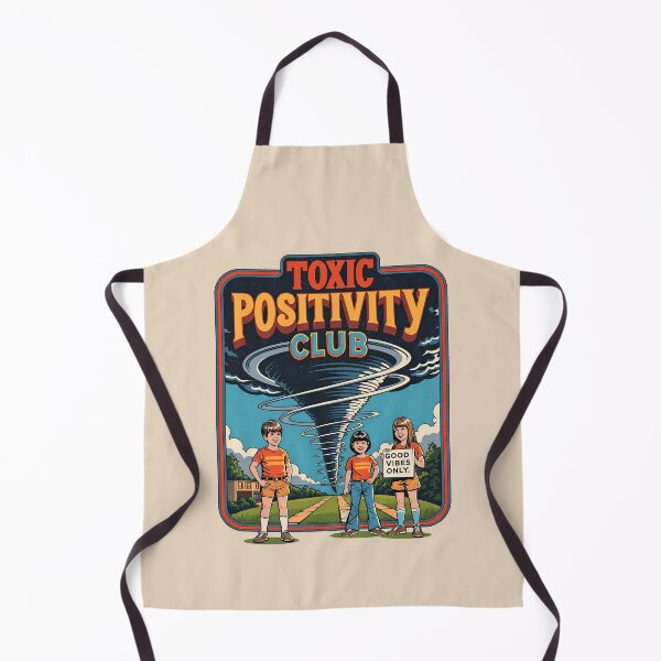 Item preview, Toxic Positivity Club: Retro Dark Humor Graphic designed and sold by Vintagenaut Co..