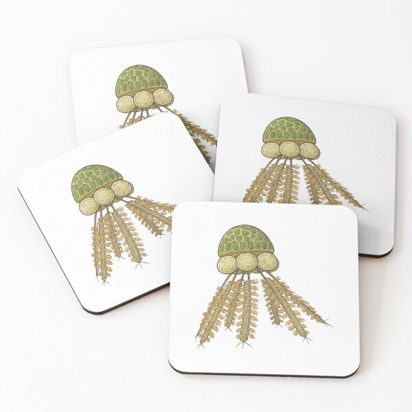 Item preview, Graptolite Illustration, Prehistoric Colonial Cambrian Animal Art designed and sold by Vendeloc.