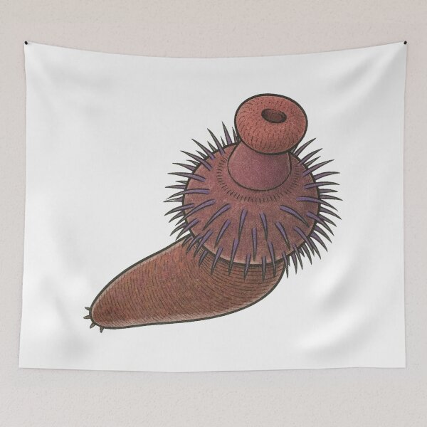 Item preview, Ottoia Illustration, Prehistoric Cambrian Worm Art designed and sold by Vendeloc.