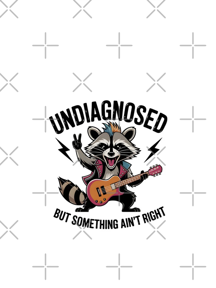 Thumbnail 4 of 4, iPhone Case, Unhinged Rocking Racoon designed and sold by BuxomBabe21.