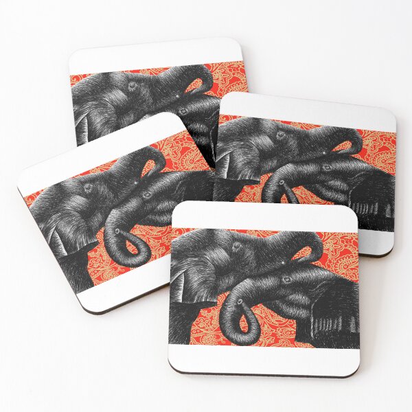 Item preview, Paisley Elephant Embrace designed and sold by Artlizjane.