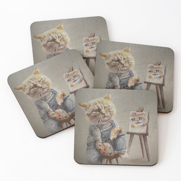 Item preview, Painter kitty designed and sold by ahontermusthont.