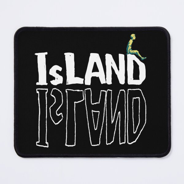 Item preview, Island Text and a man designed and sold by DW_create.