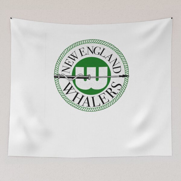 Item preview, New England Whalers Vintage Hockey Vintage Logo designed and sold by A Little Bit of  Everything.
