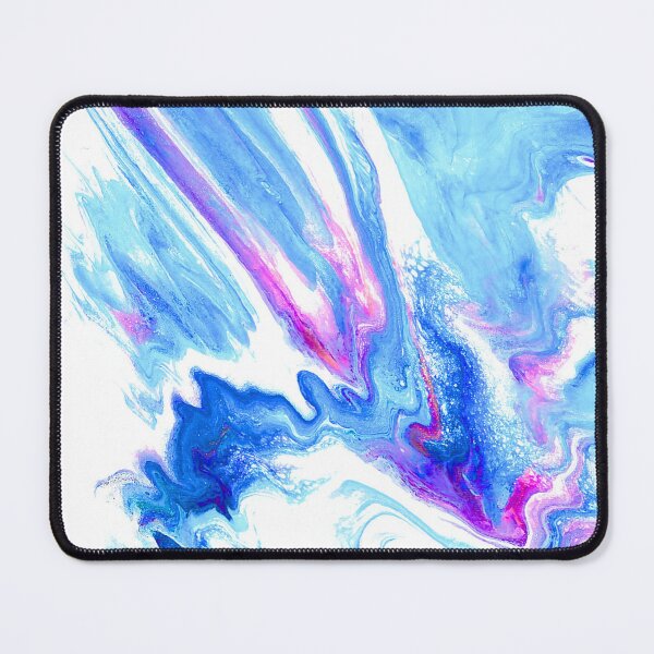 Item preview, Flowing Mermaid Palette Art Print - Abstract Acrylic Dutch Pour designed and sold by marbledmoonart.