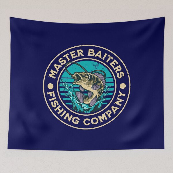 Item preview, Master Baiters Fishing Company - Vintage Style Fishing Meme designed and sold by NoodlesDoodlez.