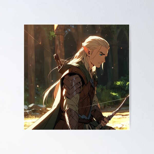 Artikelvorschau, Legolas Anime Styled entworfen und verkauft von Valis Karma.