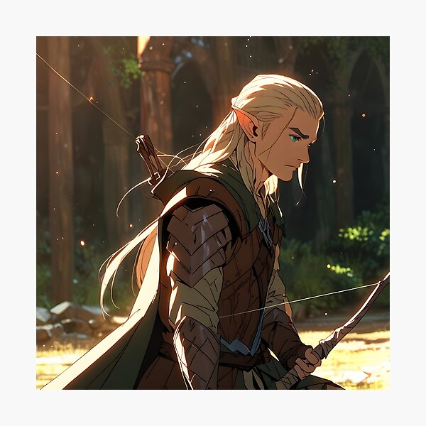 Artikelvorschau, Legolas Anime Styled entworfen und verkauft von Valis Karma.