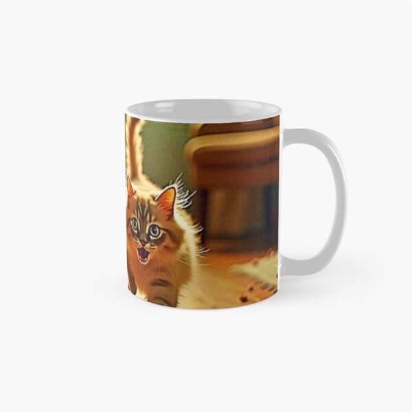 Item preview, Funny Kitten Spooky Friend designed and sold by Health And Fitness Posts e-Store.