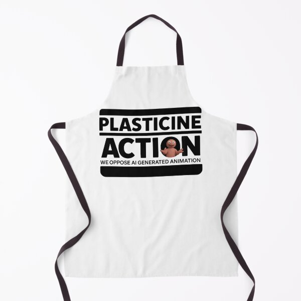 Item preview, Plasticine Action We Oppose AI Generated Animation designed and sold by SnarkoClothes.