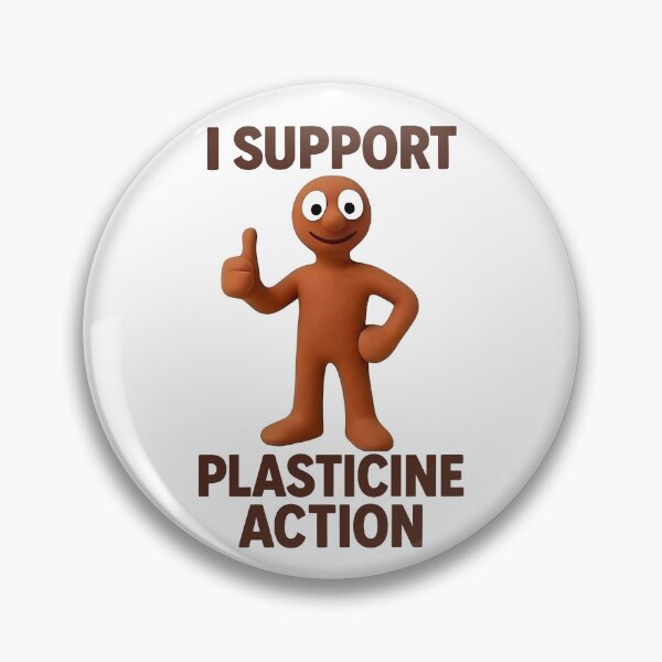 Item preview, I Support Plasticine Action designed and sold by SnarkoClothes.