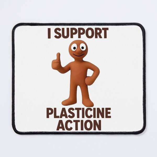 Item preview, I Support Plasticine Action designed and sold by SnarkoClothes.