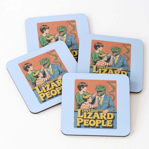 Item preview, Live, Laugh, Lizard People - Funny Retro Conspiracy Design designed and sold by Vintagenaut Co..
