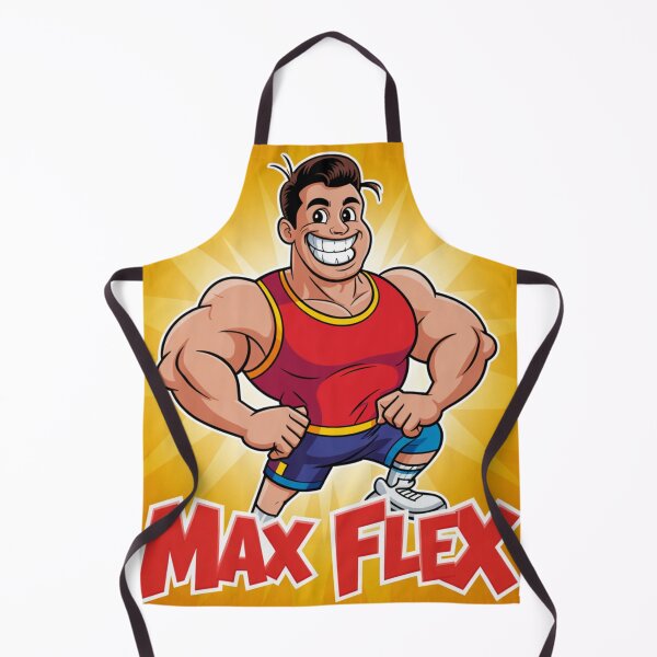 Item preview, Max Flex – The Comic Gym Hero designed and sold by GENX-AUTISM-DAD.